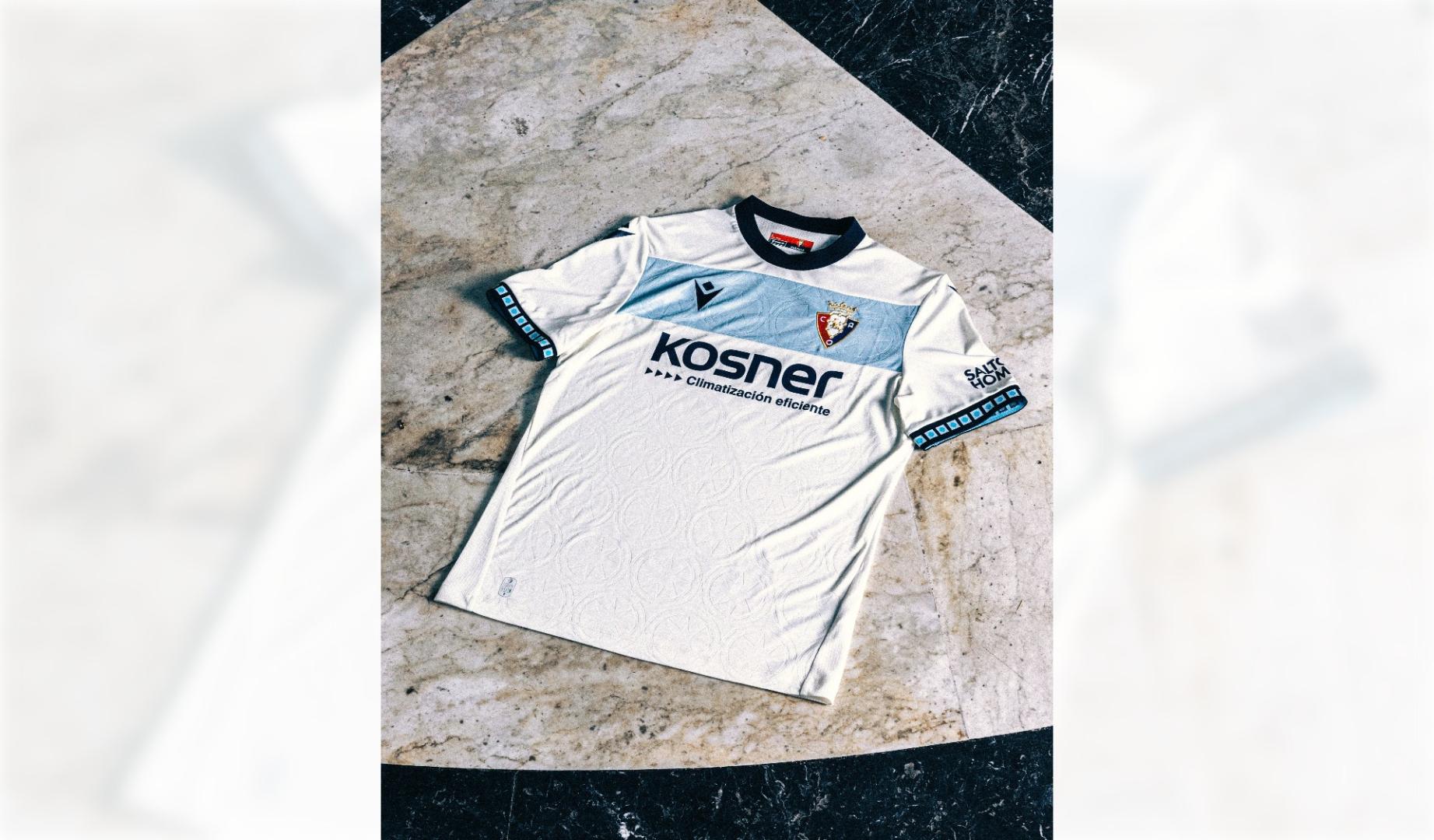 La segunda equipación del C.A. Osasuna para la temporada 2026/2027