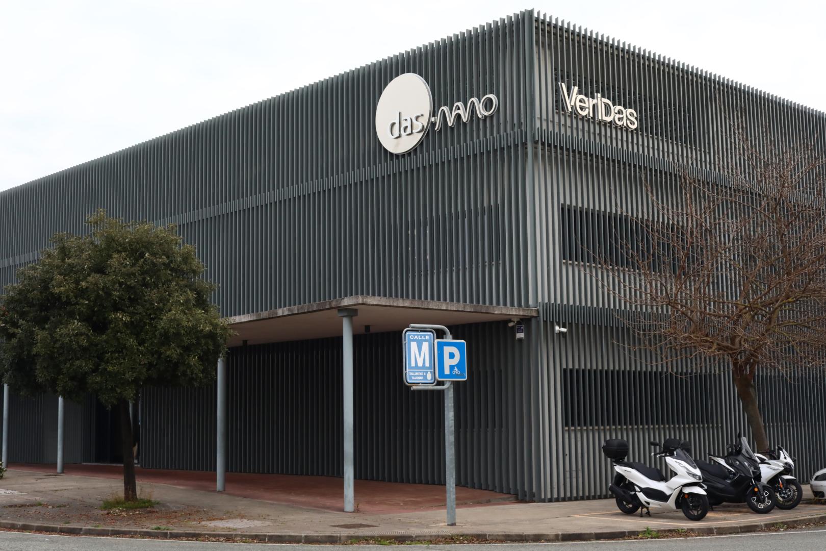 Sede de Veridas en el polígono industrial de Talluntxe