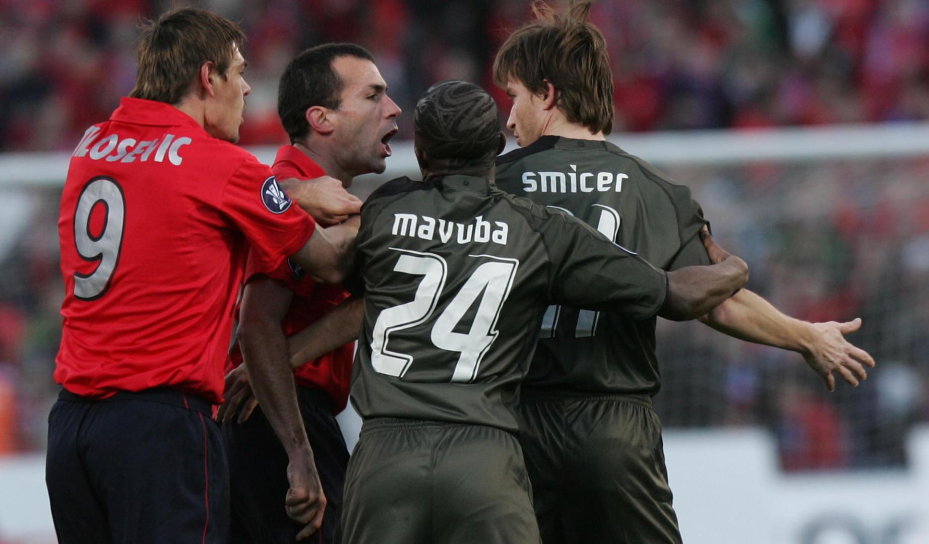 Imagen de archivo del Osasuna-Girondins de 2007 en la Copa de la UEFA