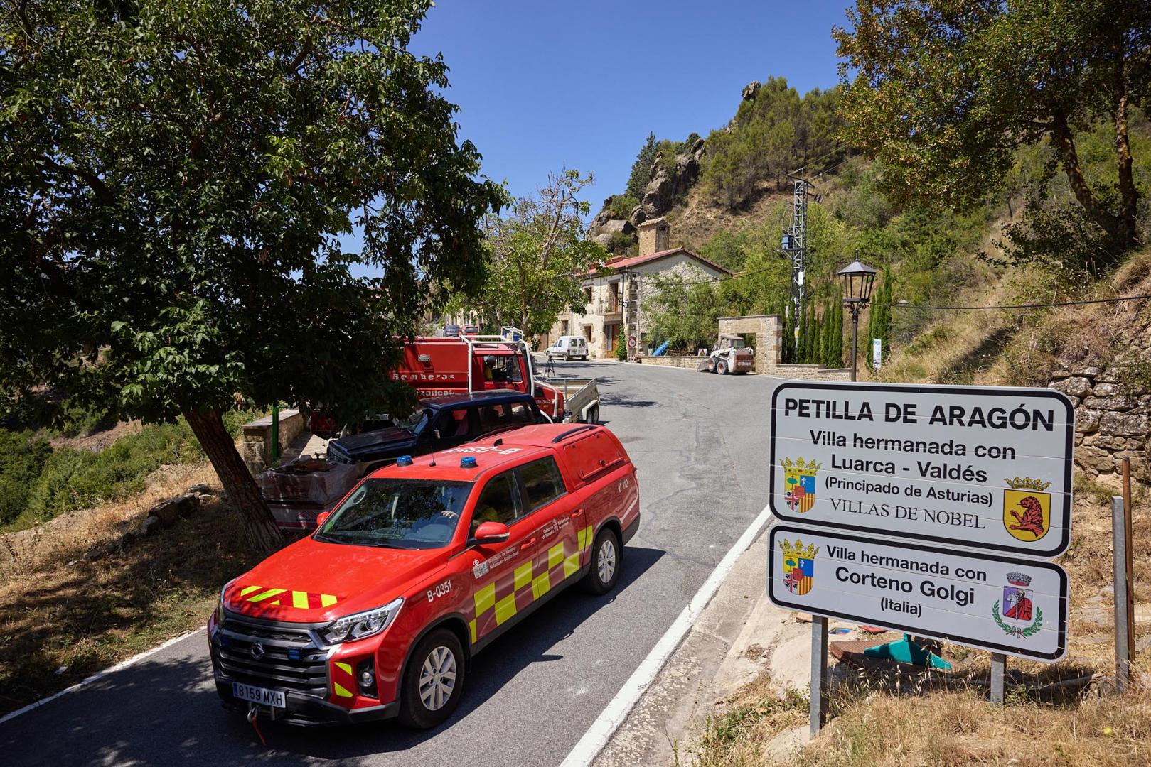petilla de Aragón incendio