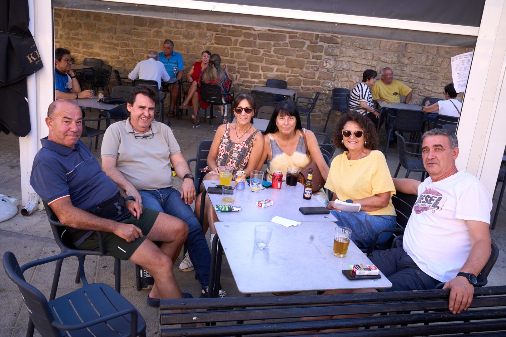 Fermina Irigoyen, Blanca Prieto, Maribel Prieto y Pablo Echegoyen
