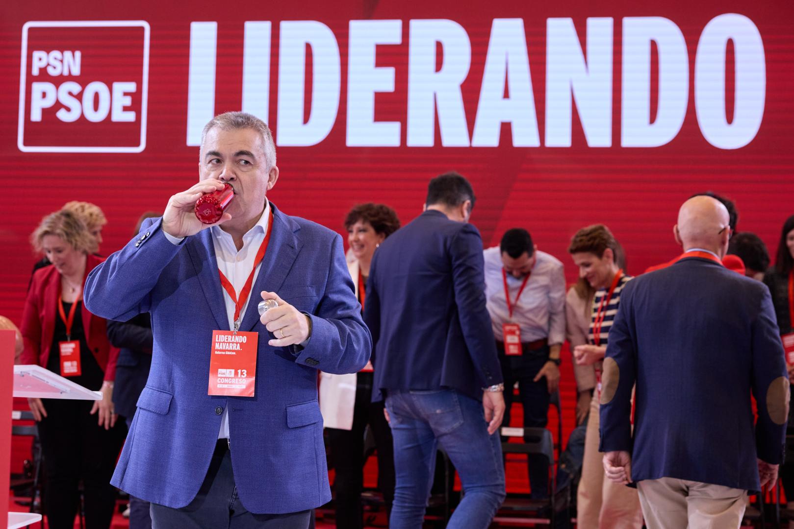 Cerdán, durante el congreso regional del PSN durante el año pasado