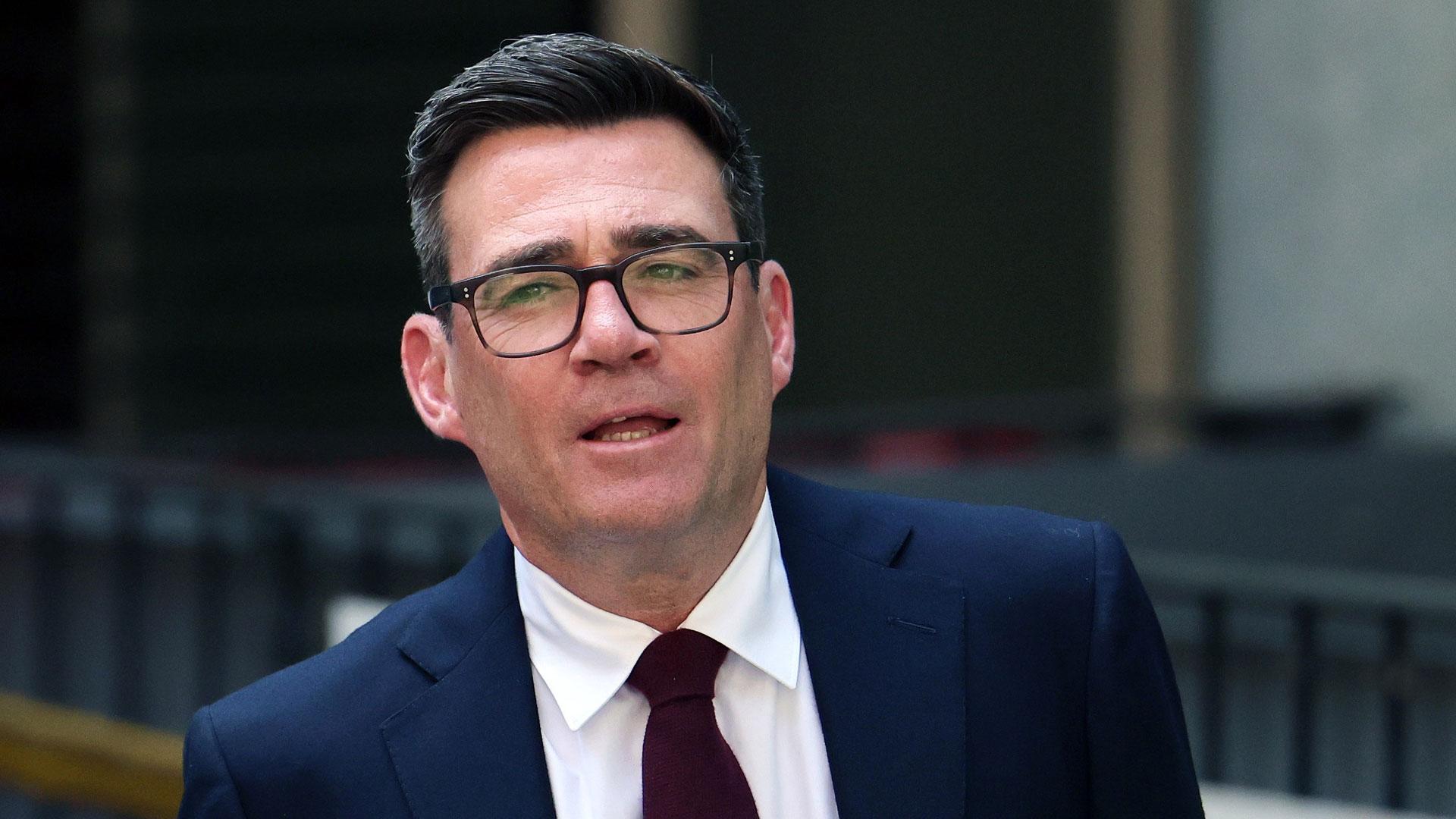 Andy Burnham, líder laborista y sustituto de Keir Starmer
