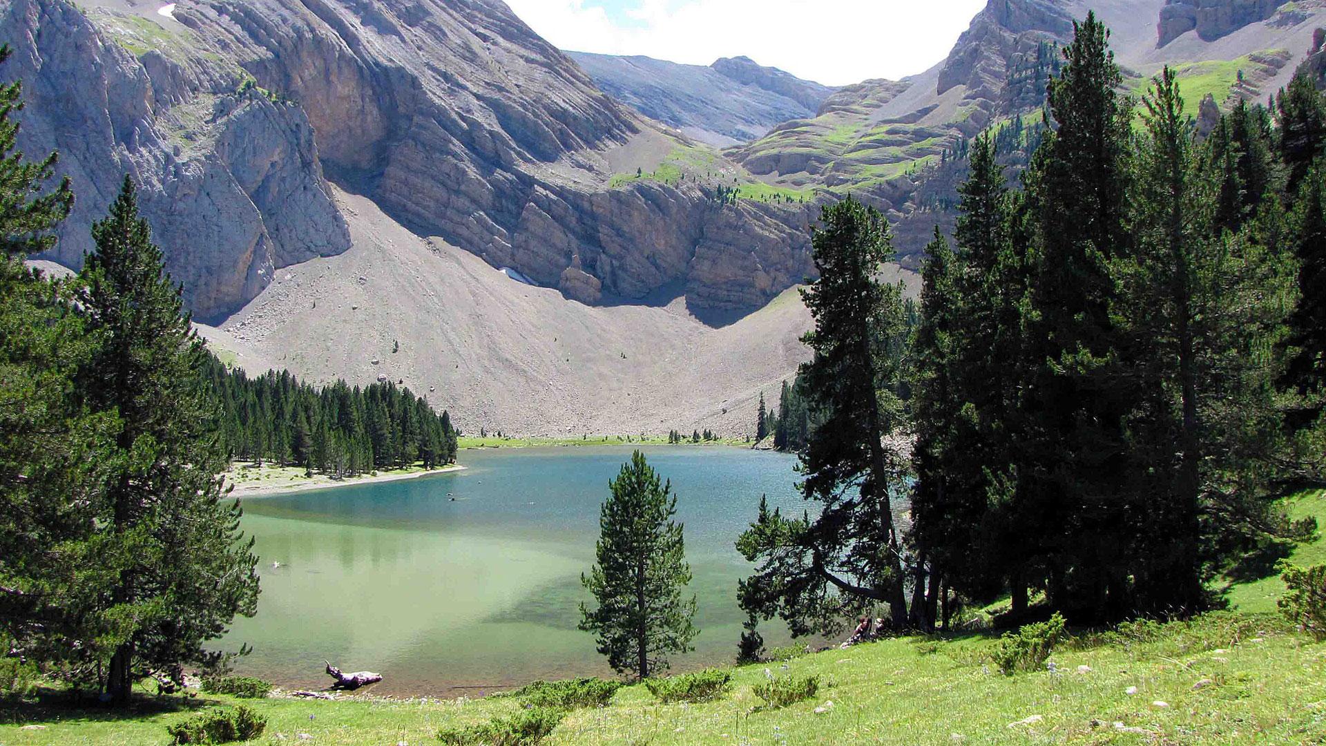 Vista del ibón de Plan (Huesca)
