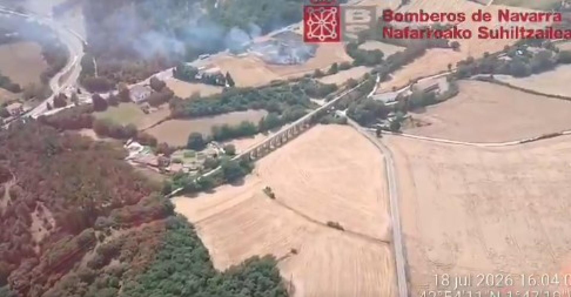 Incendio en Iza