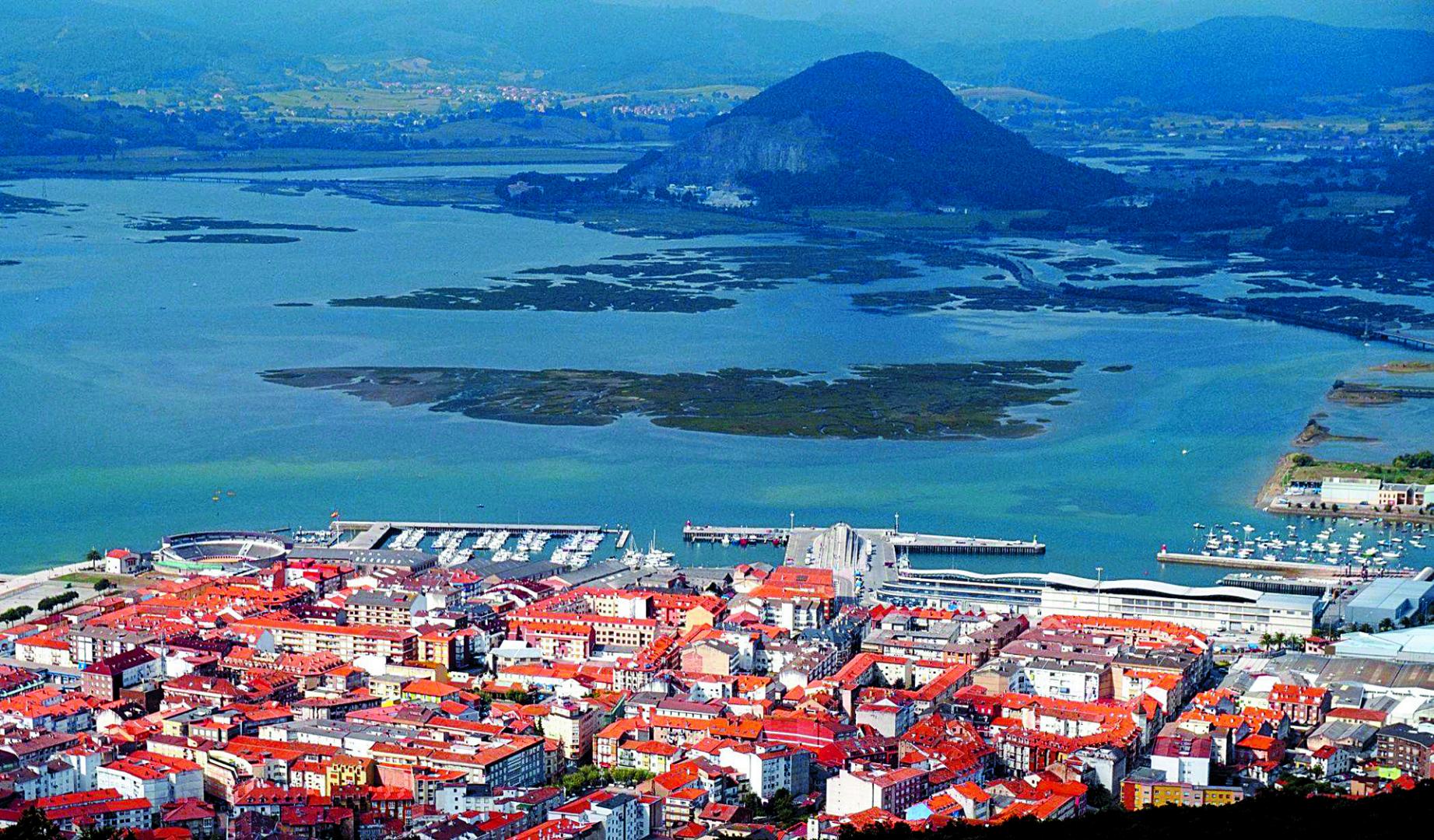 Vista aérea de Santoña
