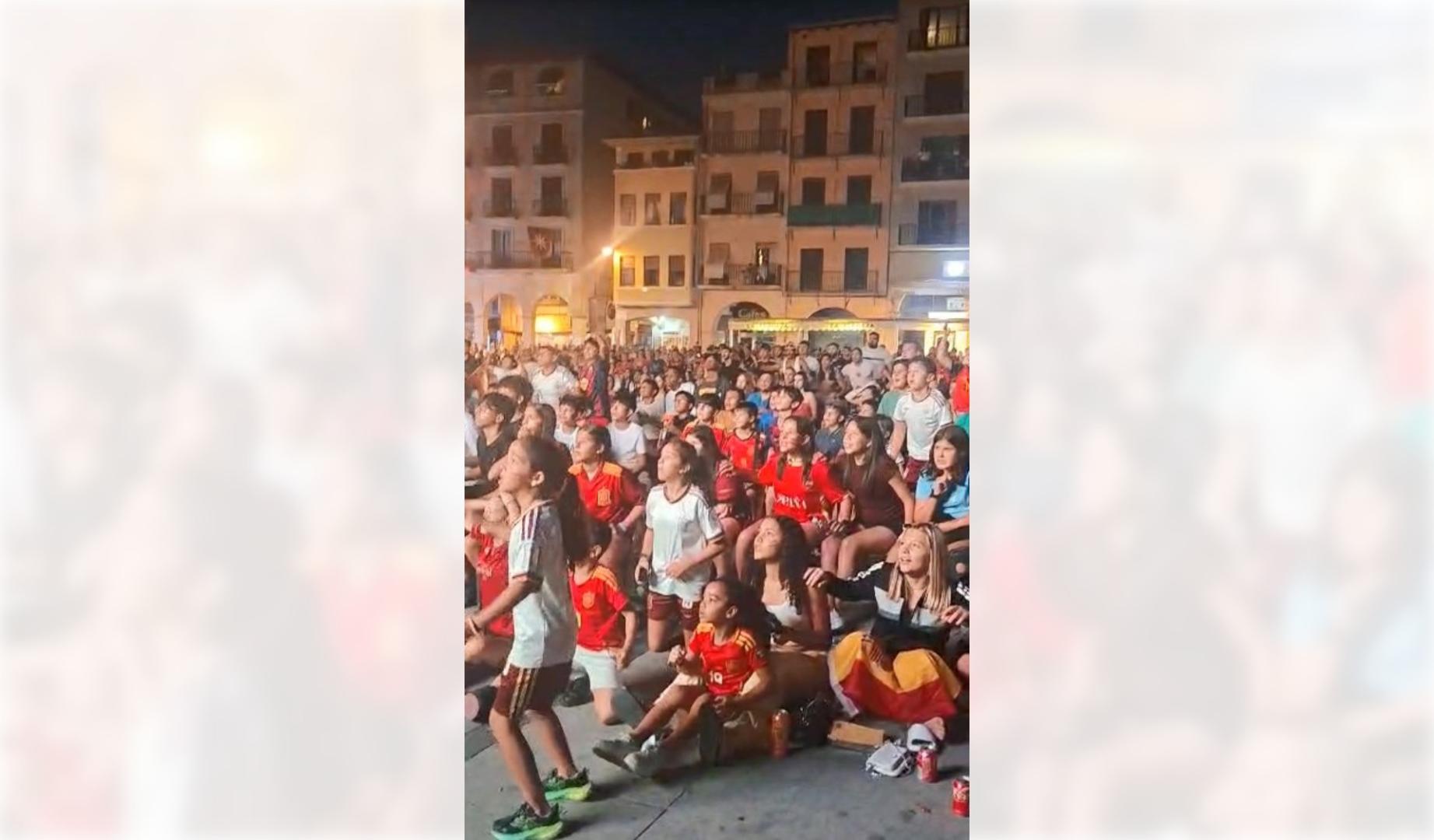Nervios y emoción en Estella con la final del Mundial