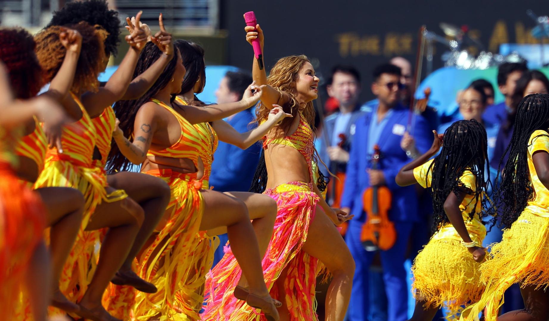 Uno de los momentos que más levantó pasiones fue la interpretación de 'Dai Dai', la canción oficial del Mundial, a cargo de Shakira