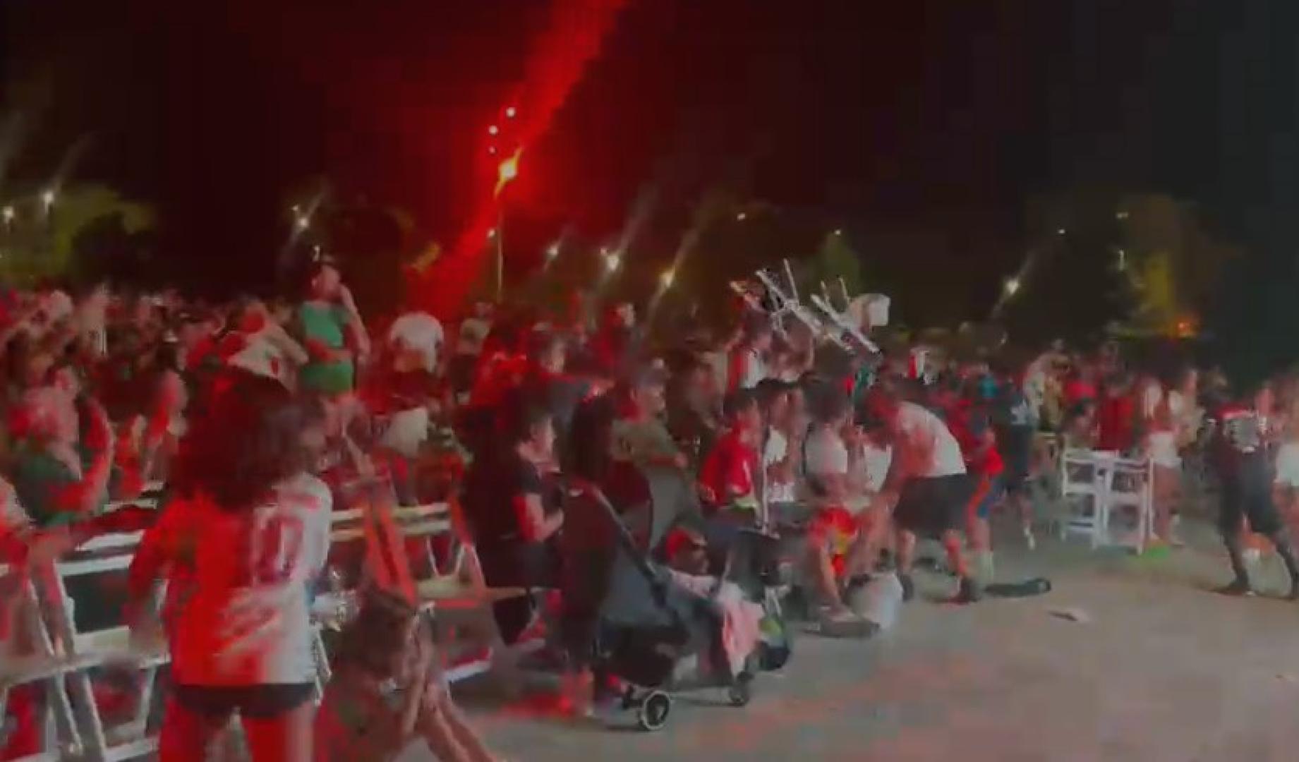 Sarriguren celebra la expulsión de Enzo Fernández