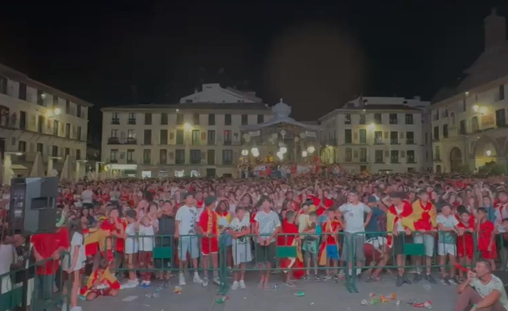Vídeo: Tudela lamenta la falta fallida de Lamine