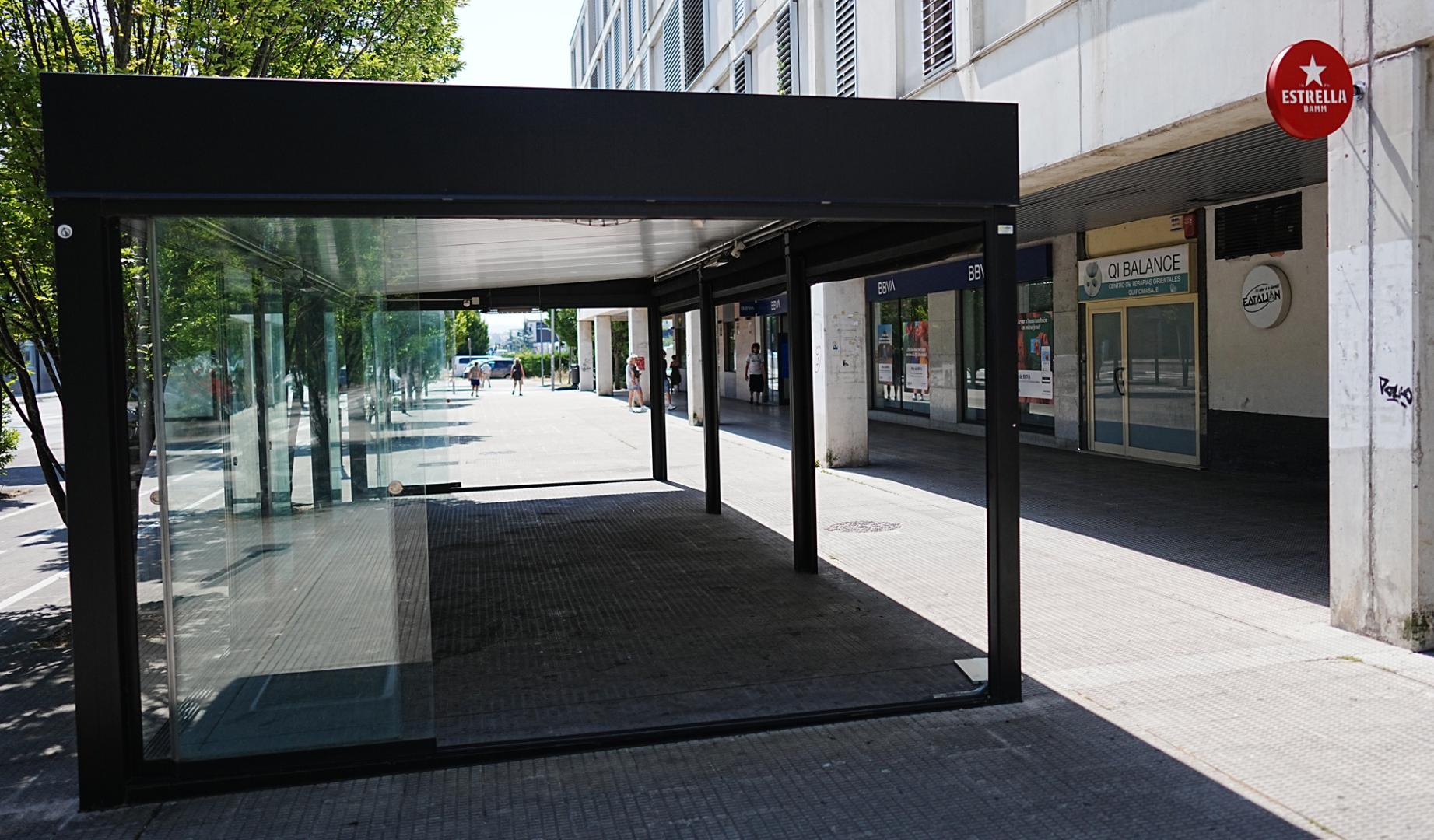 Terraza en la que sucedieron los hechos