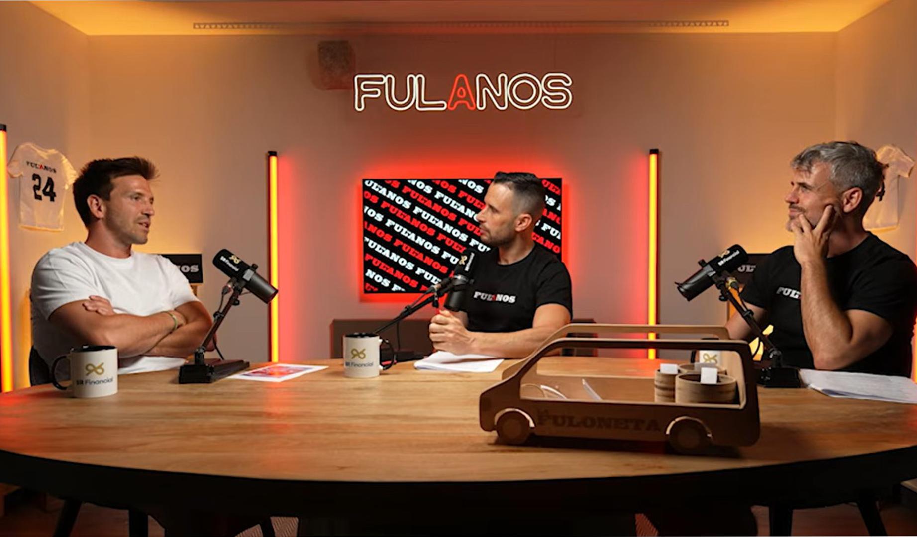 Ignacio Camacho durante el pódcast de Los Fulanos