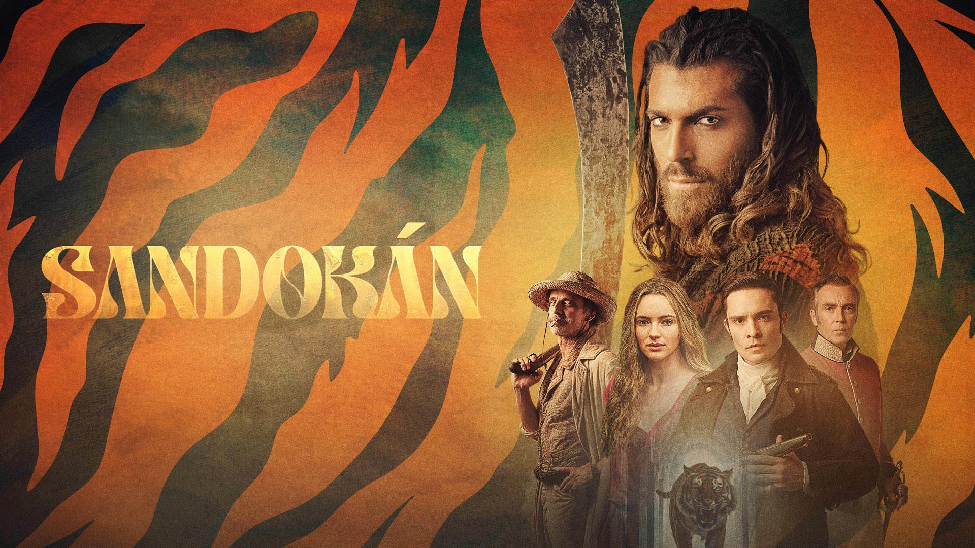 Cartel promocional de la serie 'Sandokan'