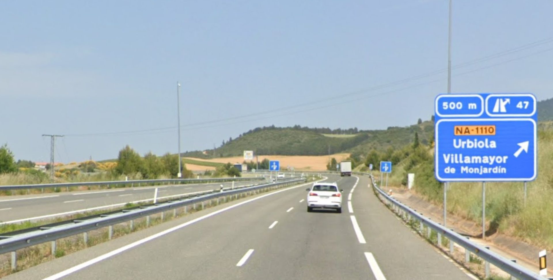 Autovía del Camino a la altura de Urbiola
