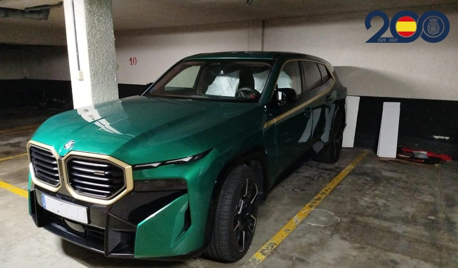 Uno de los coches recuperados