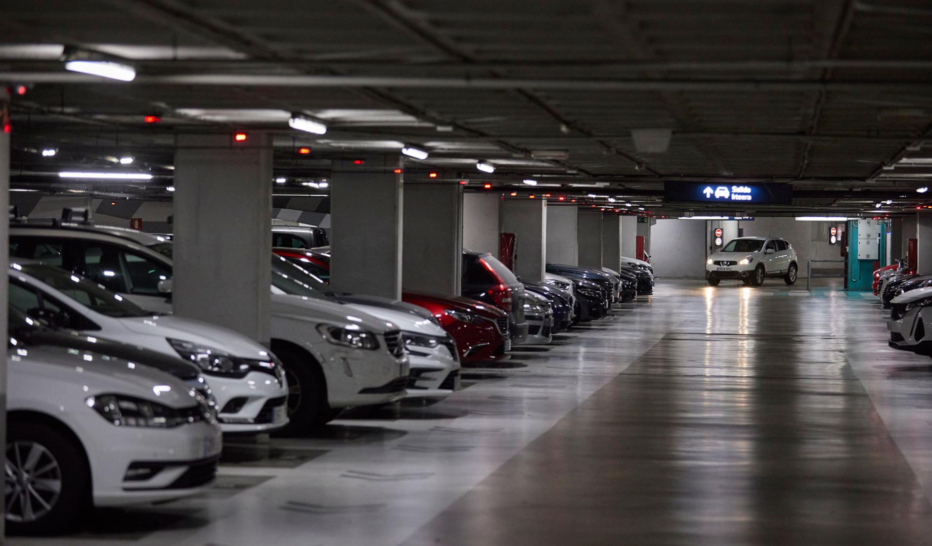 Imagen de archivo de un parking de Pamplona
