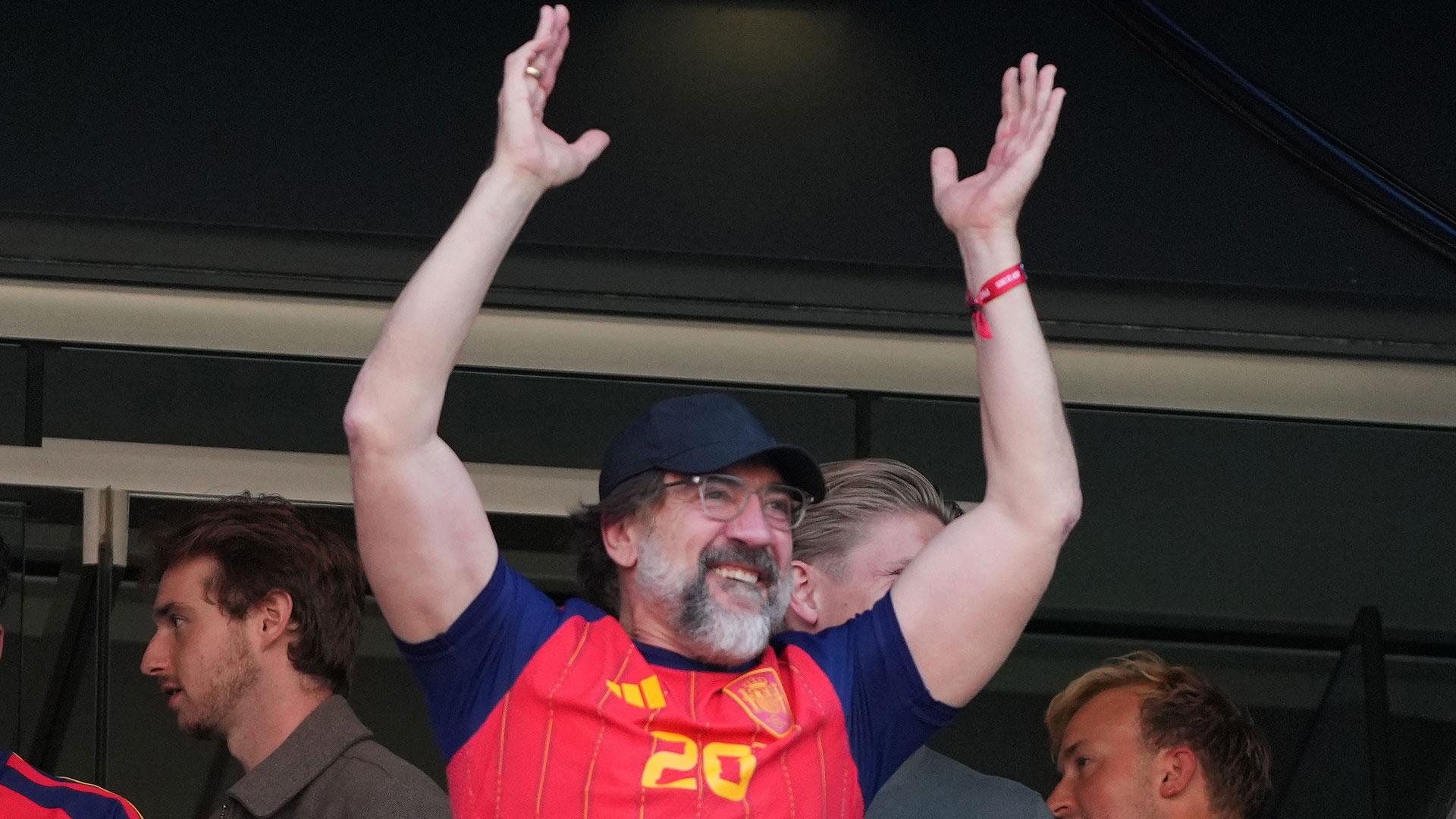 Javier Bardem celebra el triunfo de la selección española frente a Argentina en la final del Mundial 2026