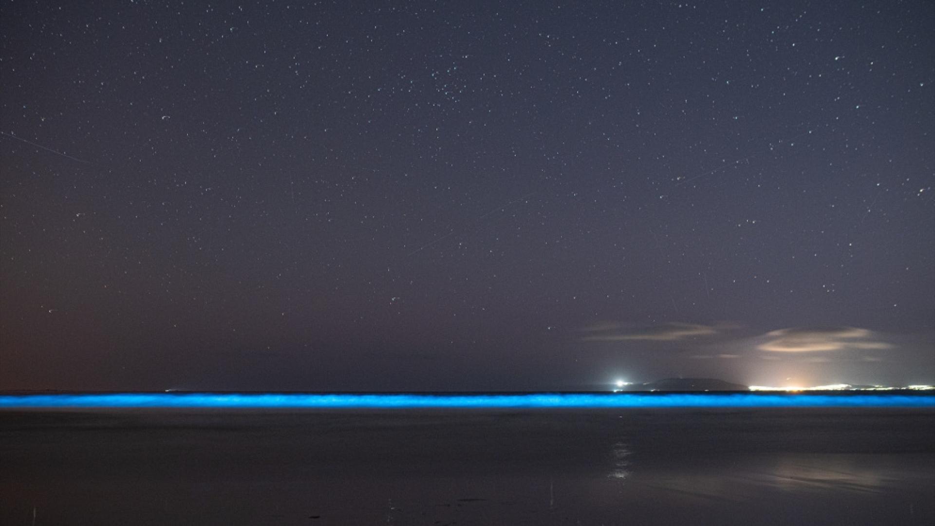 Vista del Mar de Ardora en la playa de Carnota, a 7 de agosto de 2024, en Carnota, A Coruña