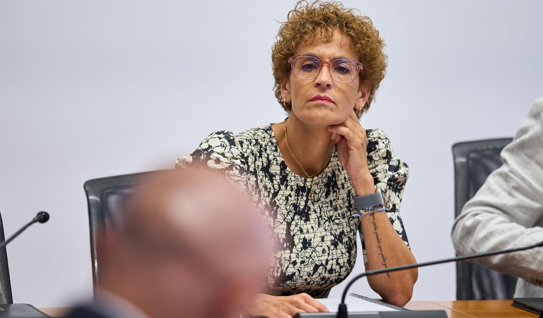 María Chivite, en su comparecencia a petición de UPN para hablar del informe de la UCO de la Guardia Civil