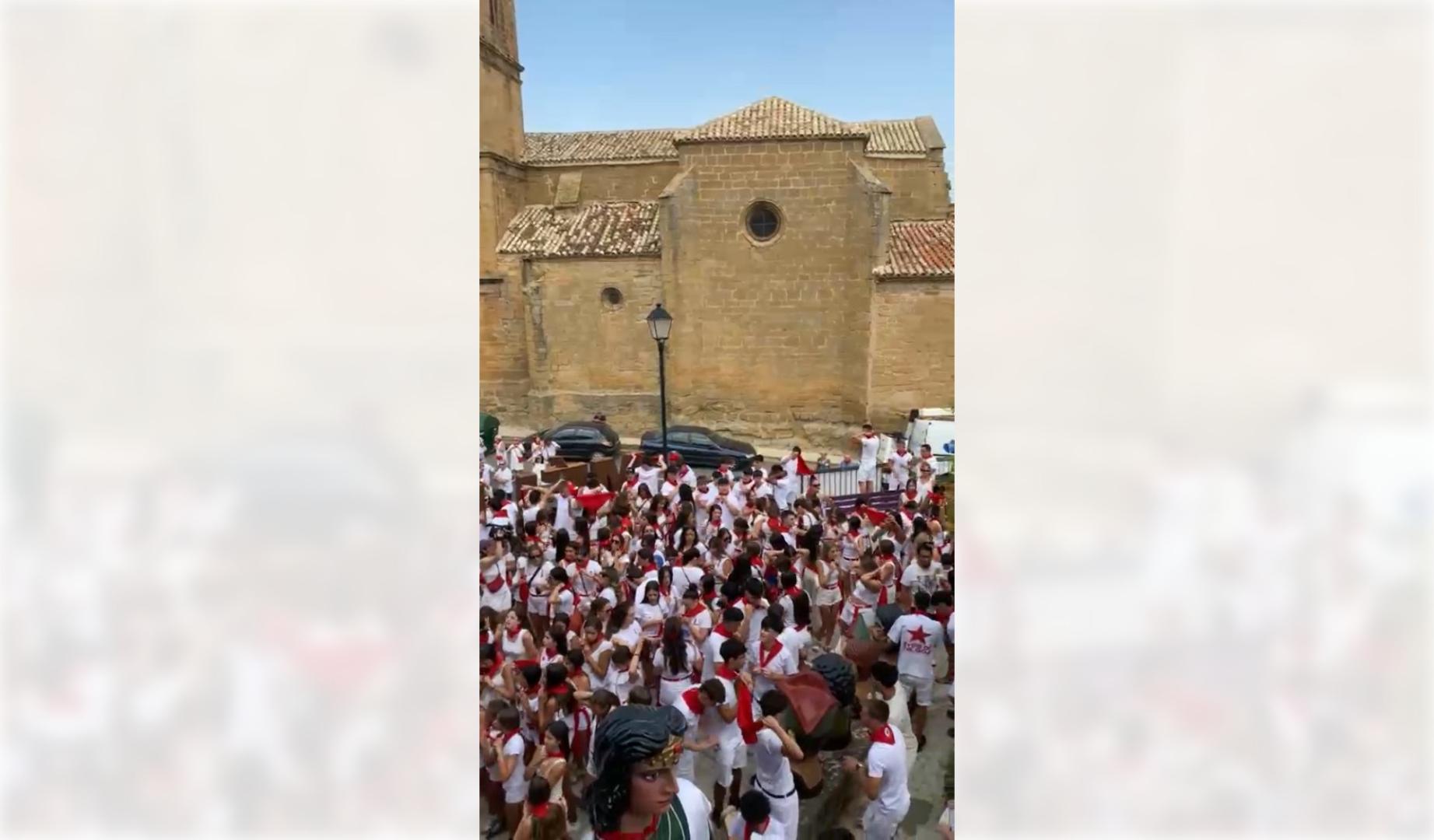 Vídeo del lanzamiento del cohete de las fiestas de Mélida