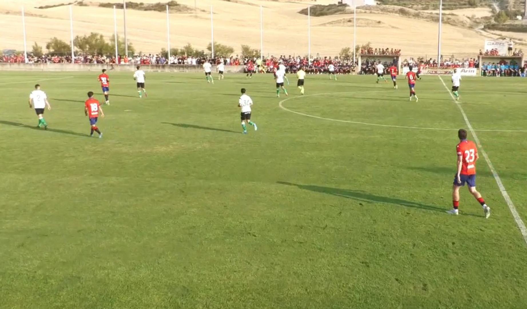 Duelo entre Osasuna y Racing en Mendigorria