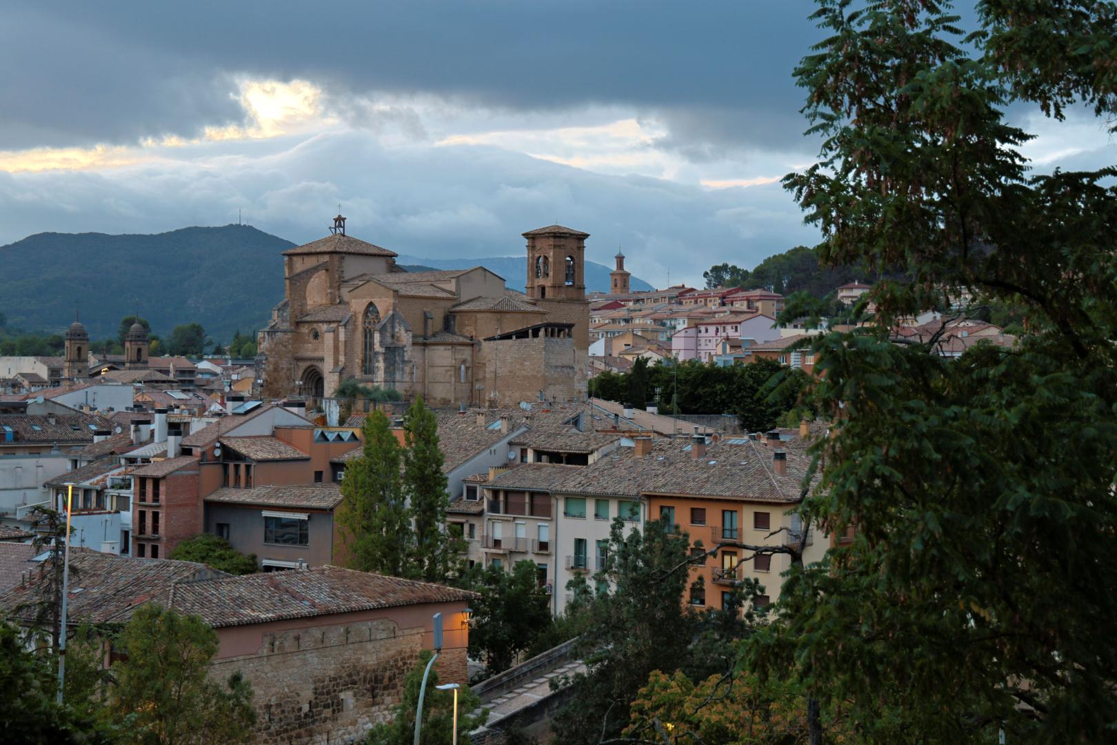 Vista de parte del Casco Histórico de Estella.