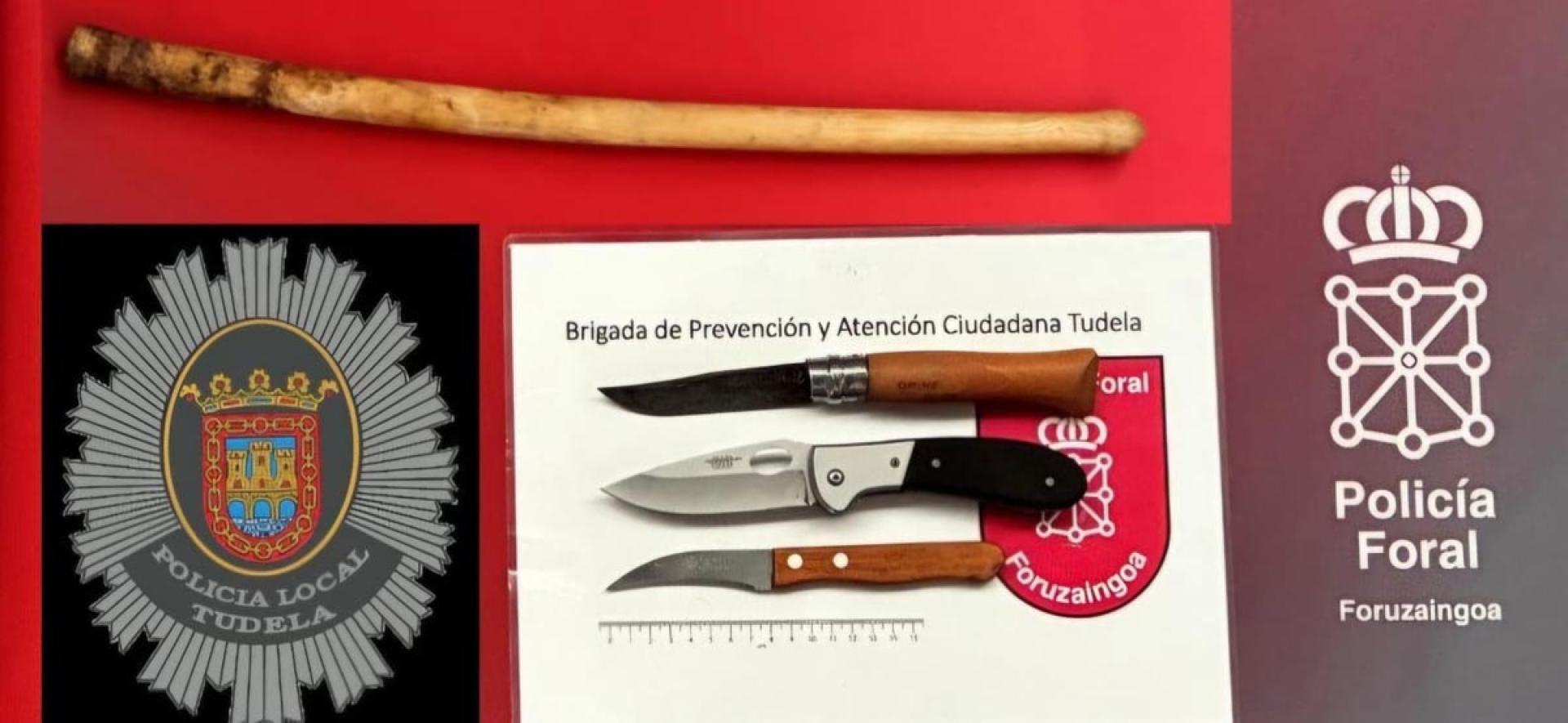 Imagen del material incautado