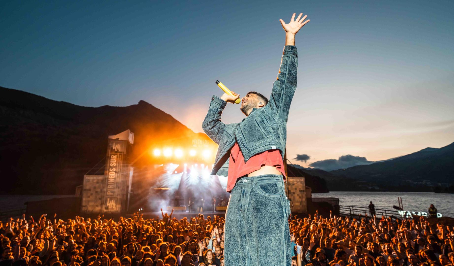 Imagen de la actuación de ETS en el festival