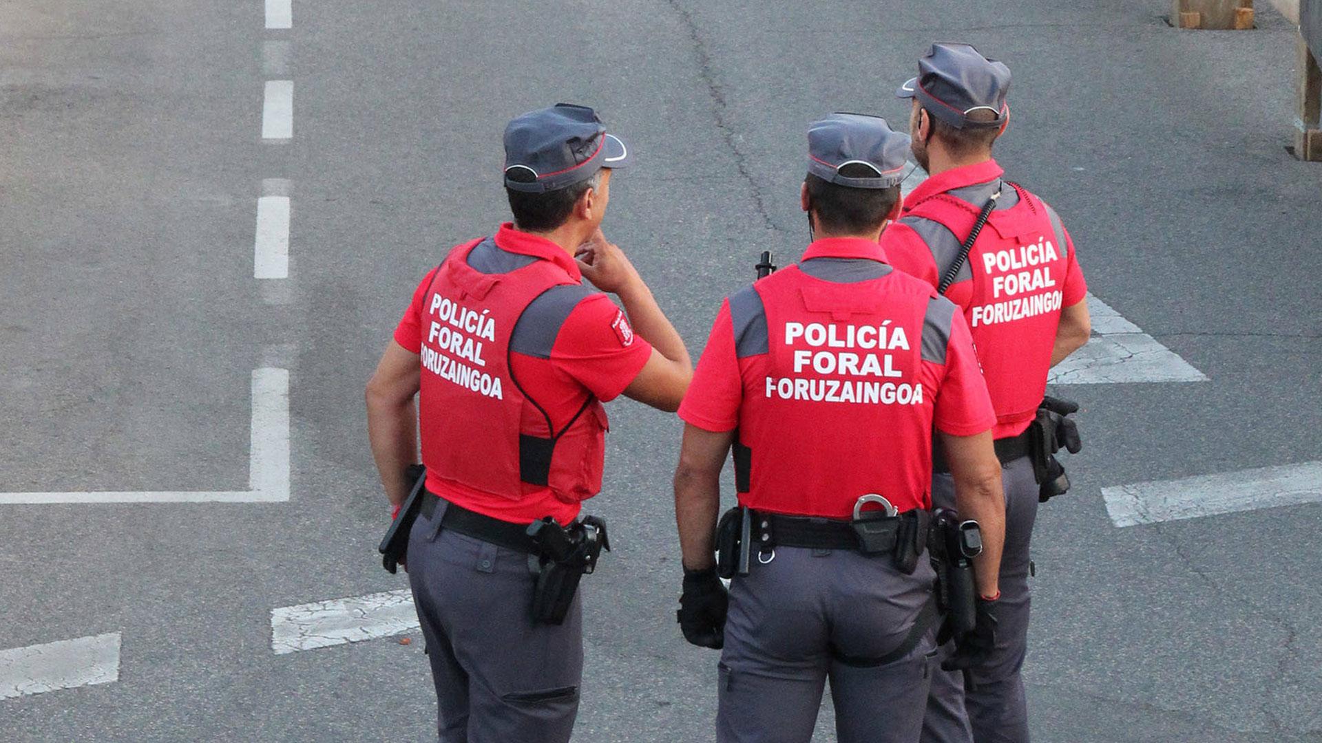 Varios policías forales en Tudela