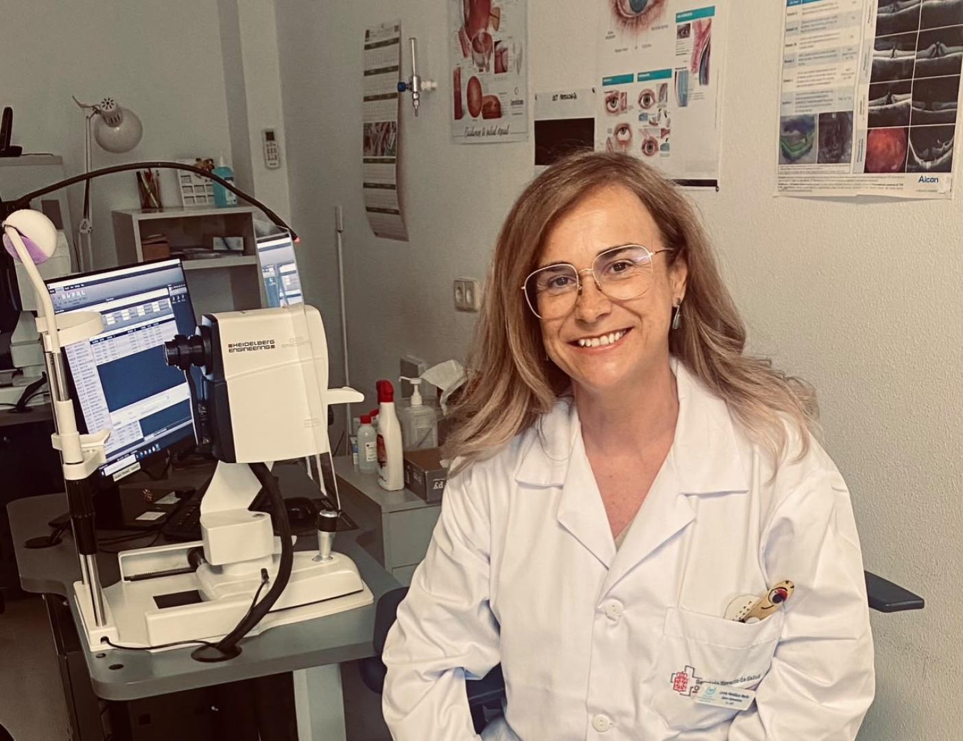 Loreto Mendiluce, del Colegio Oficial de Ópticos-Optometristas de Navarra