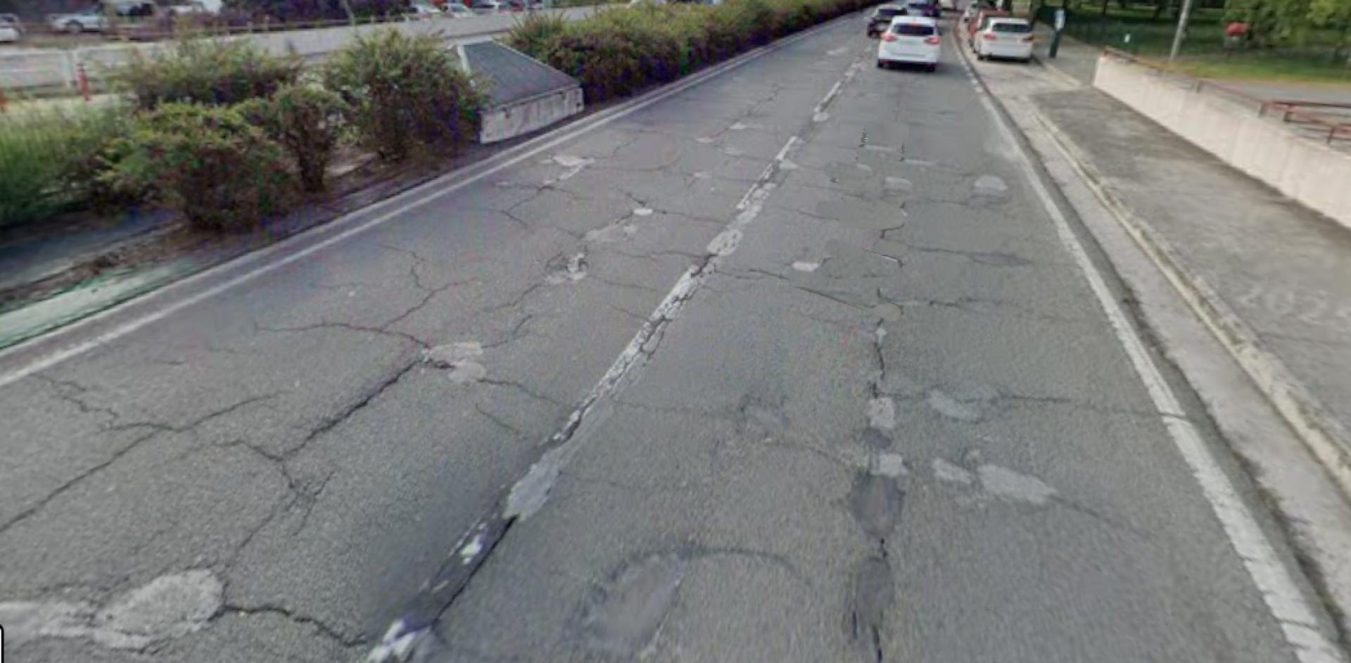 La avenida de Navarra, en San Jorge