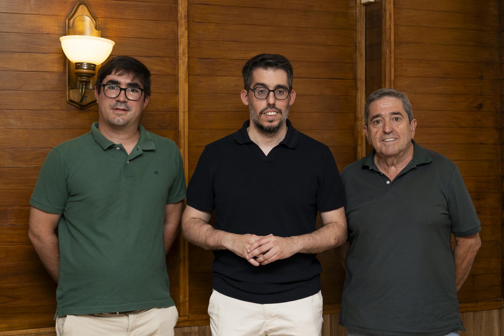 Miguel Ángel Maeztu, Asier Cotelo y Esteban Iturbe presentaron la iniciativa que busca liderar el Xota