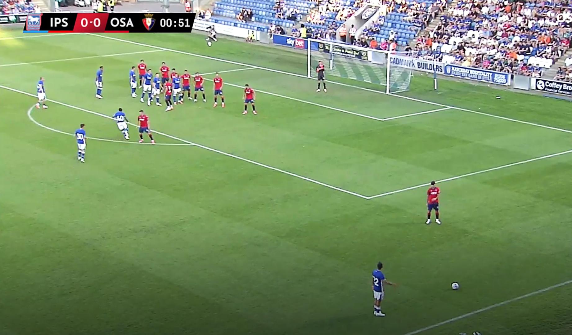 Amistoso entre Ipswich Town y C.A. Osasuna