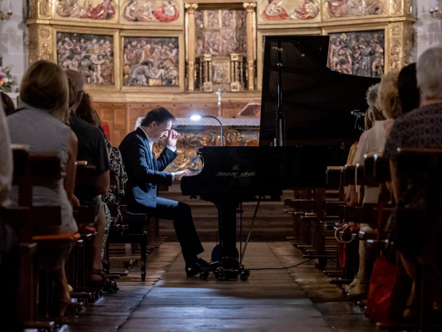 Alberto Urroz abre hoy el Festival de Música de Mendigorría.