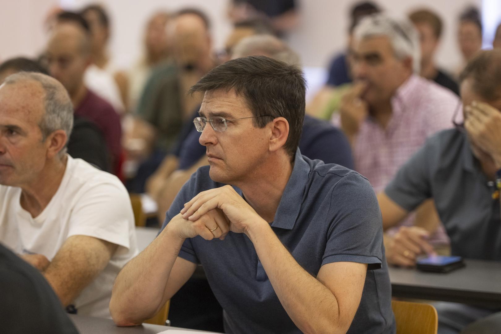 Andrés Barnó Leza, director gerente de la sociedad agraria cooperativa de Orvalaiz