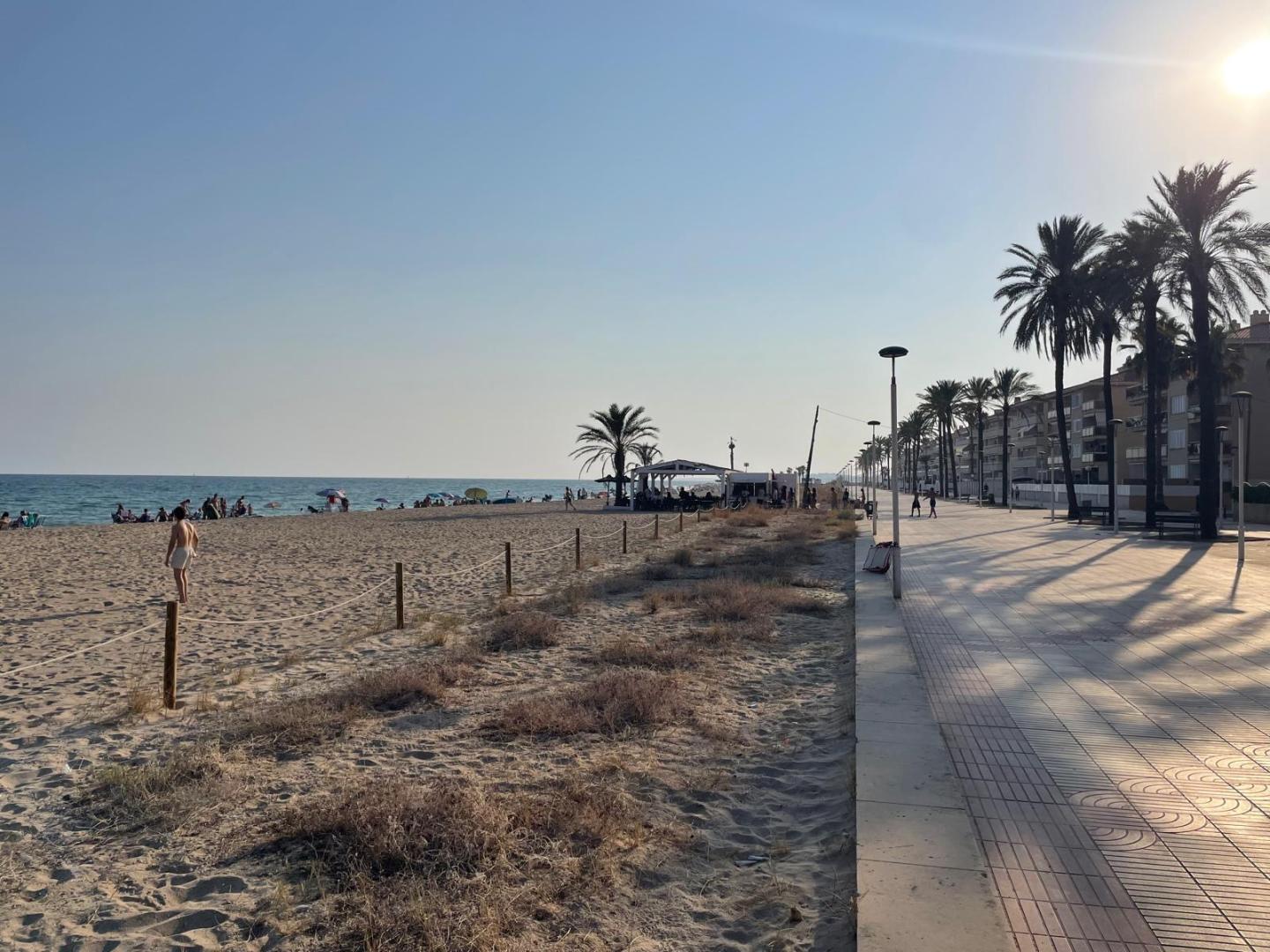 Imagen tomada por Juan Torres Zalba del paseo marítimo de Calafell