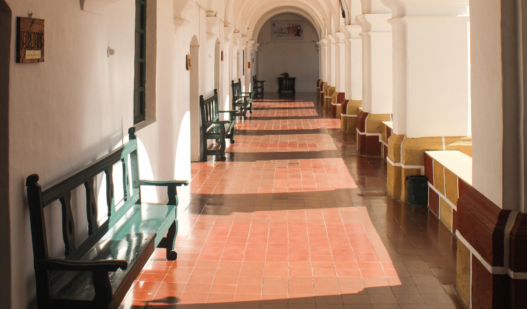 Imagen del interior de un convento