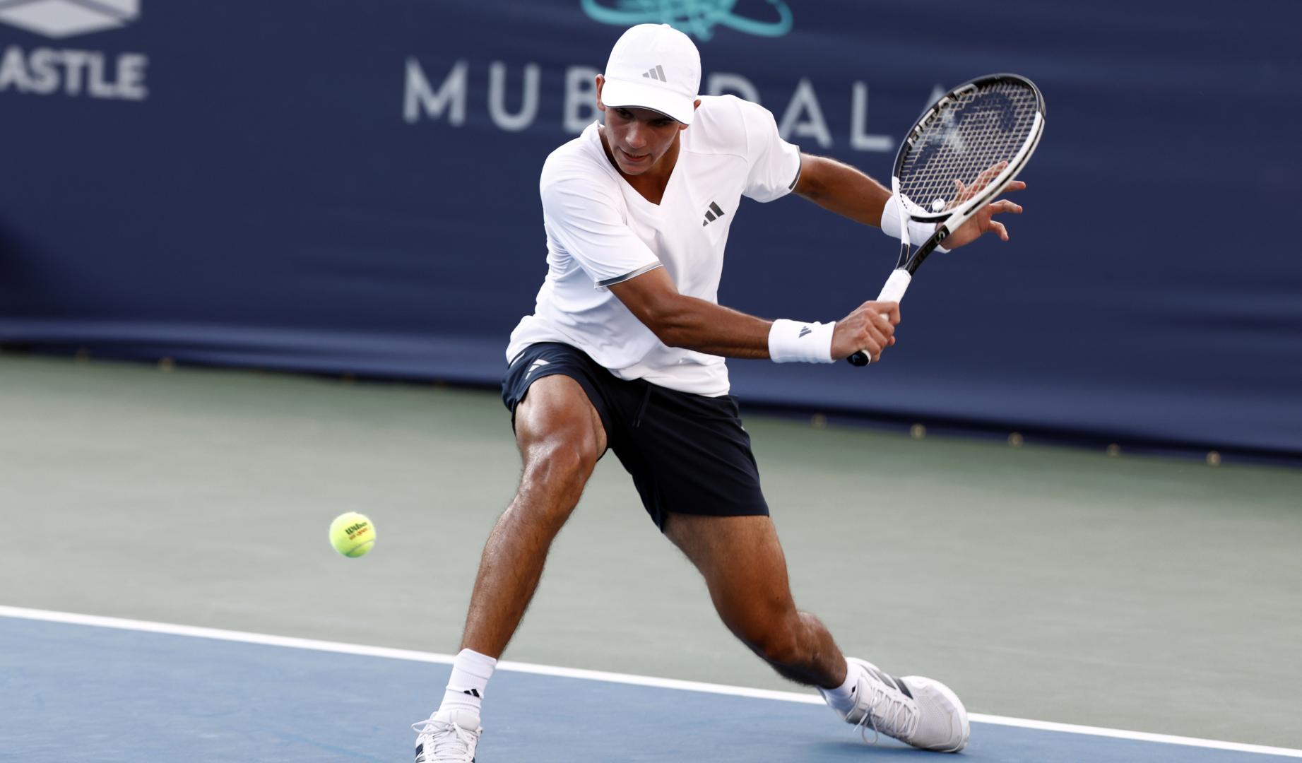 Rafa Jódar durante el partido de cuartos de final frente a Lorenzo Musetti