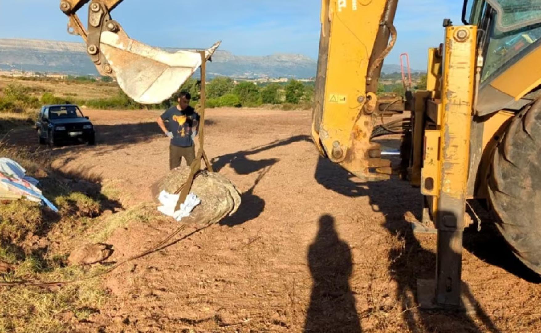 Extracción de la huella hallada