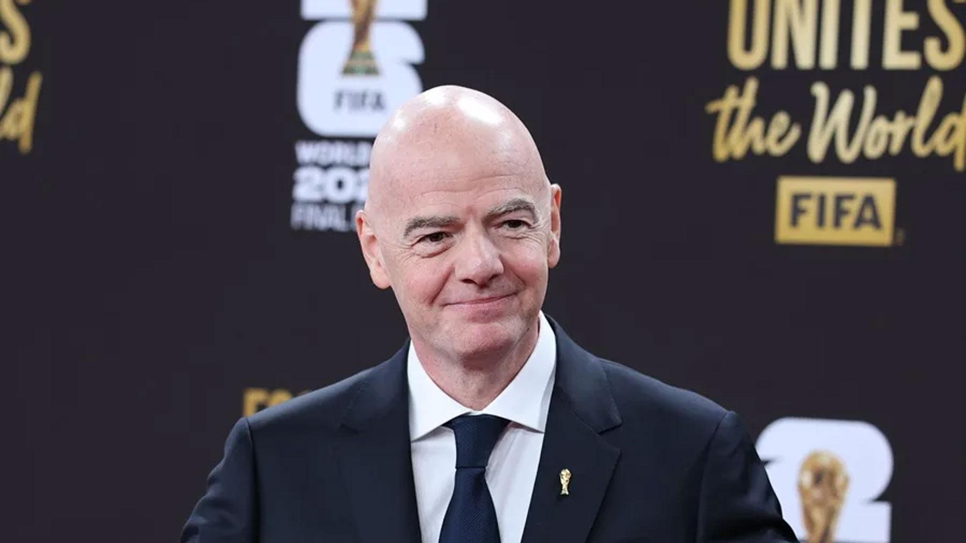El presidente de la FIFA, Gianni Infantino
