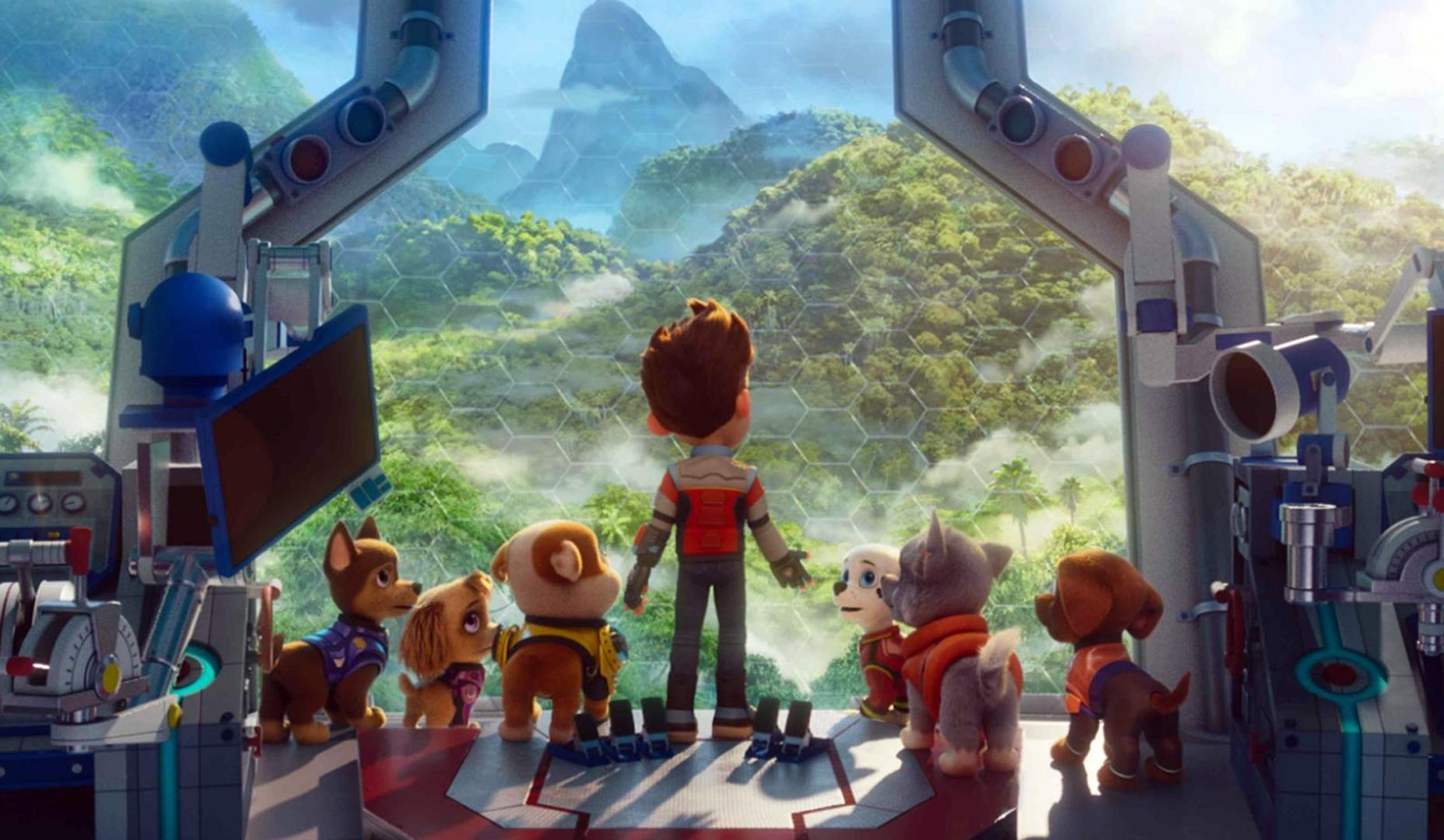 Fotograma de la película 'La Patrulla Canina: La dino película'