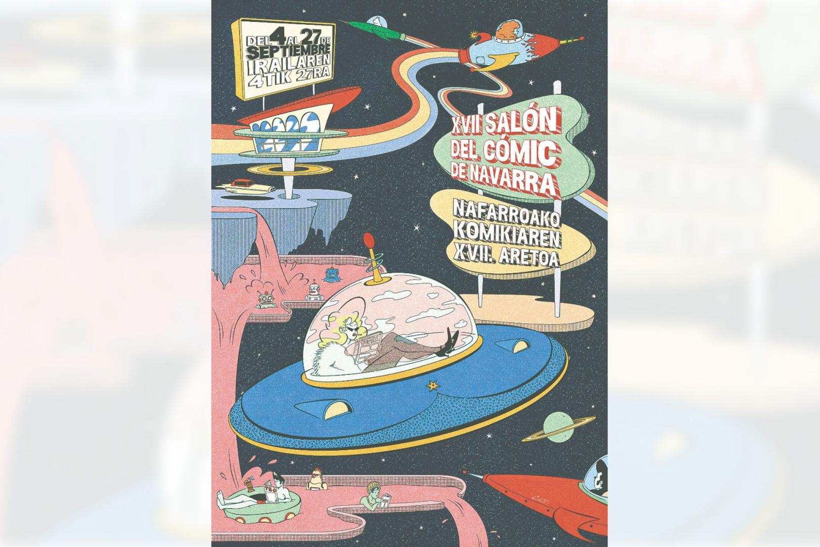Cartel del XVII Salón del Cómic de Navarra