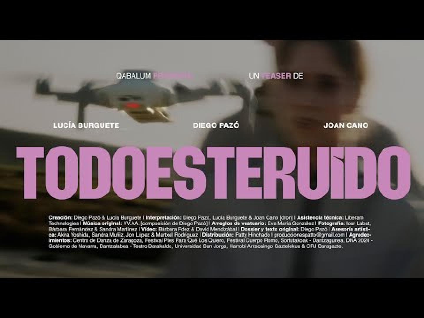 'Todo este ruido', creada e interpretada por Diego Pazó & Lucía Burguete