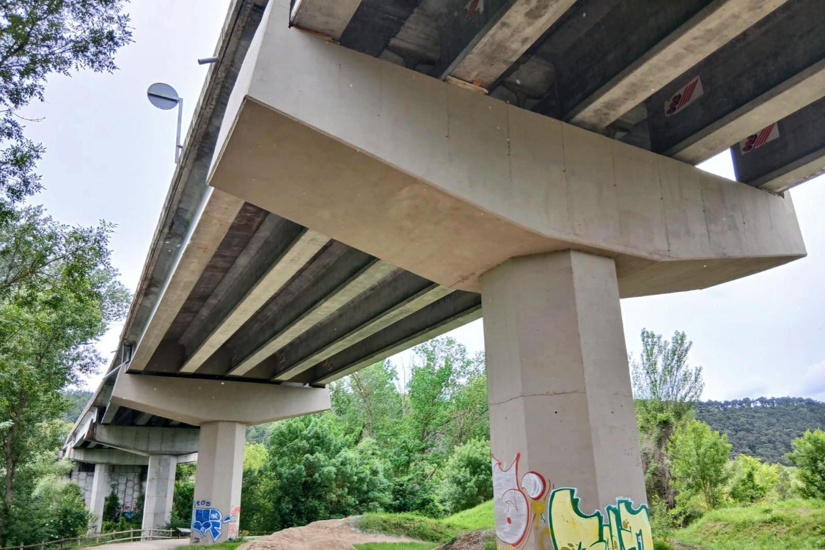Imagen del puente en el que se va a intervenir