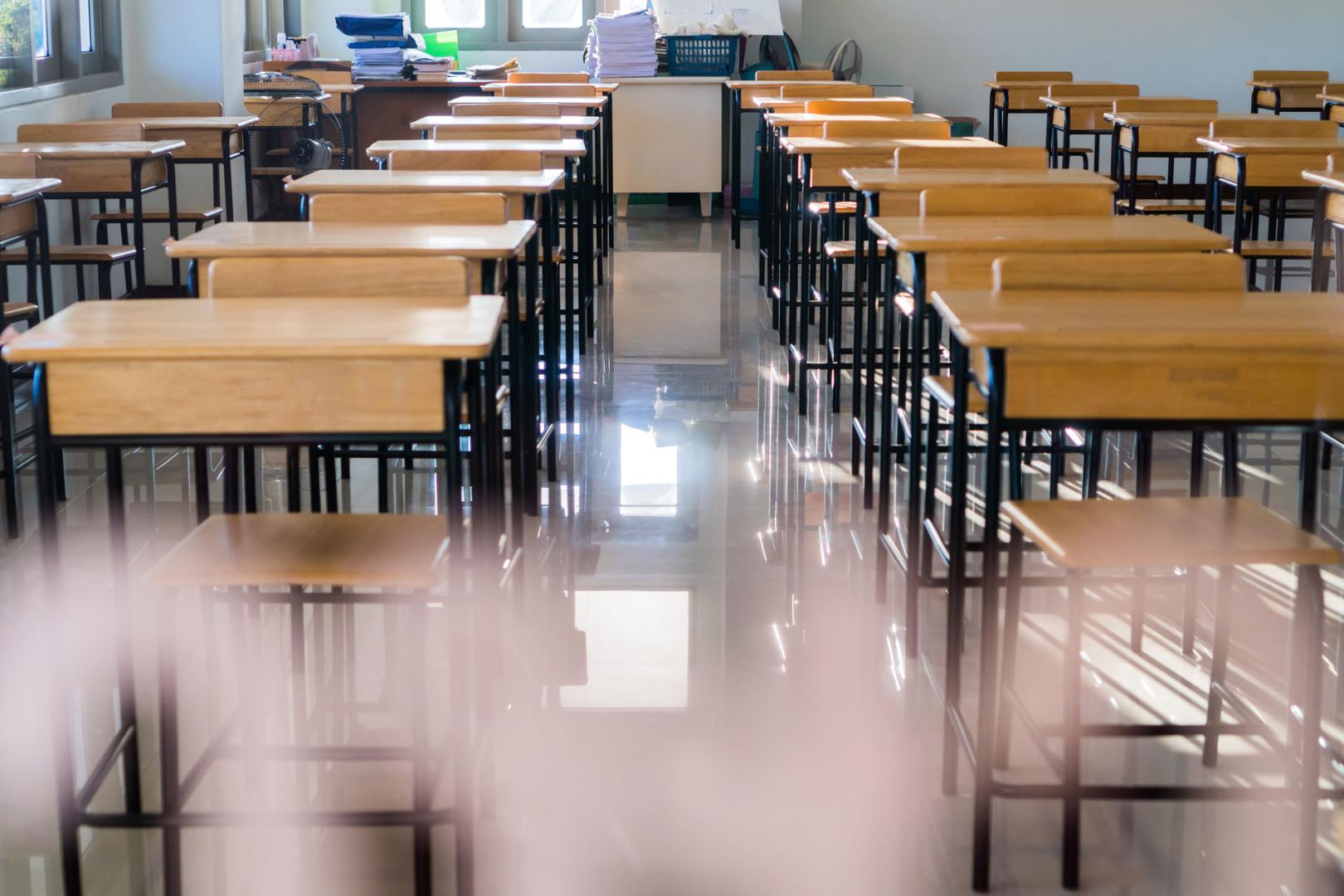 Un aula vacía