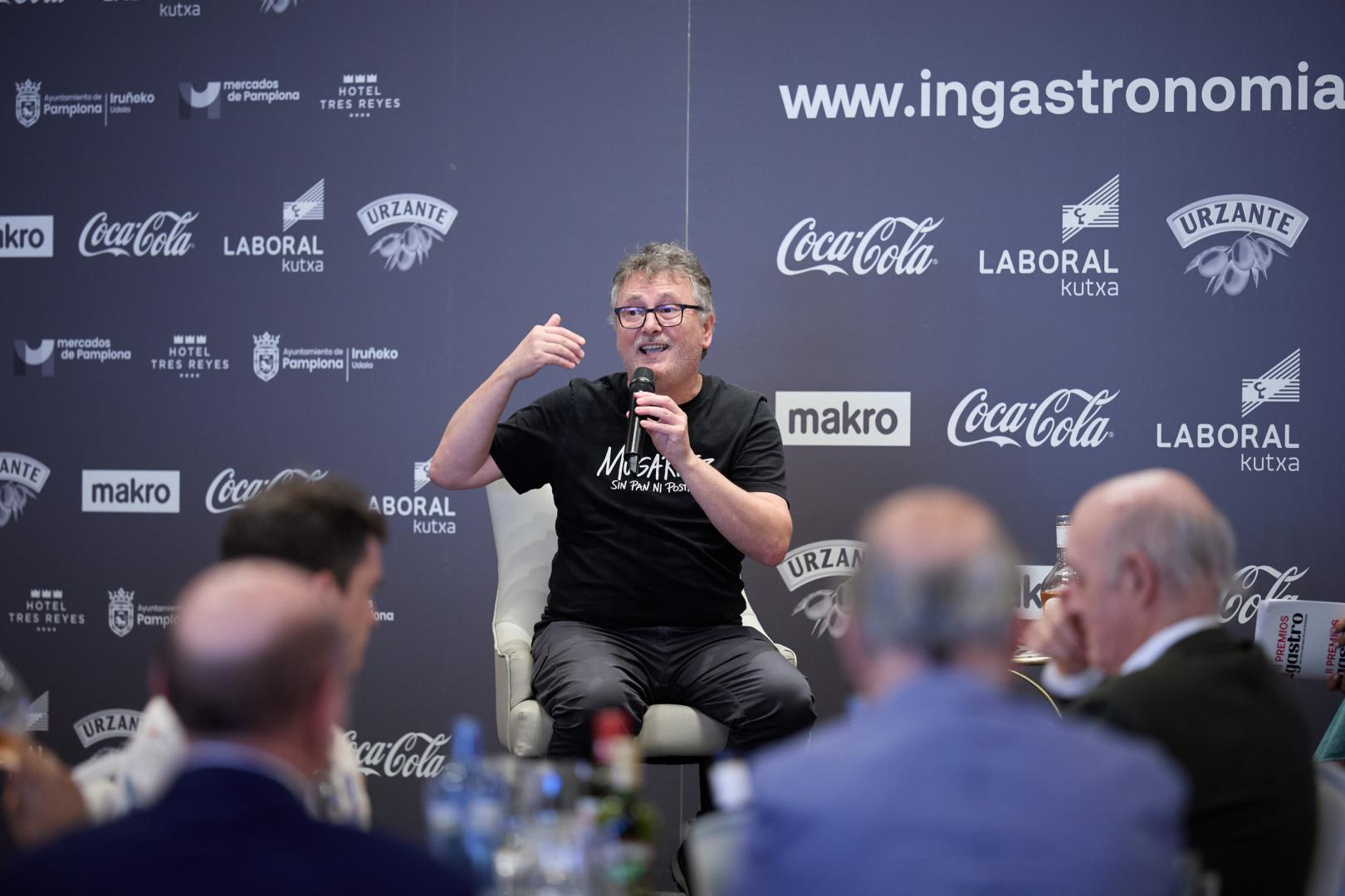 Andoni Luis Aduriz en la entrega de los II Premios InGastro