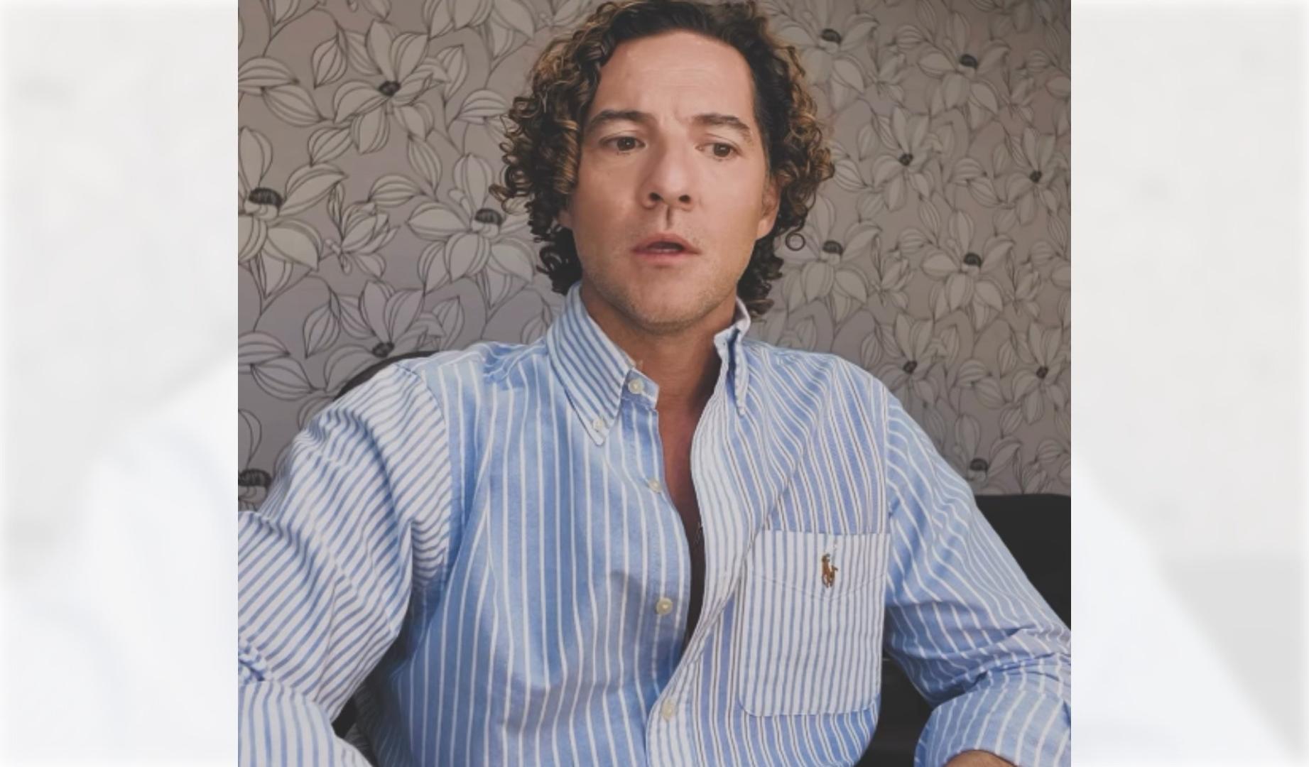 David Bisbal, en el mensaje grabado tras el terremoto en Colombia