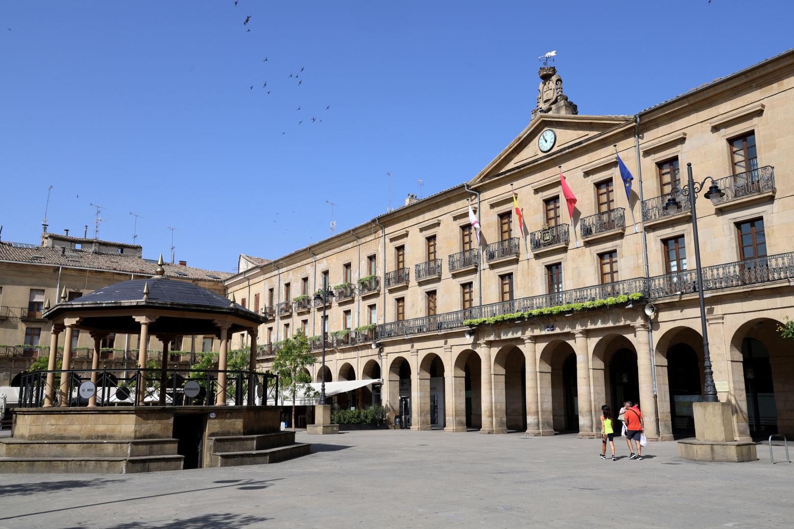 Imagen general del ayuntamiento de Tafalla