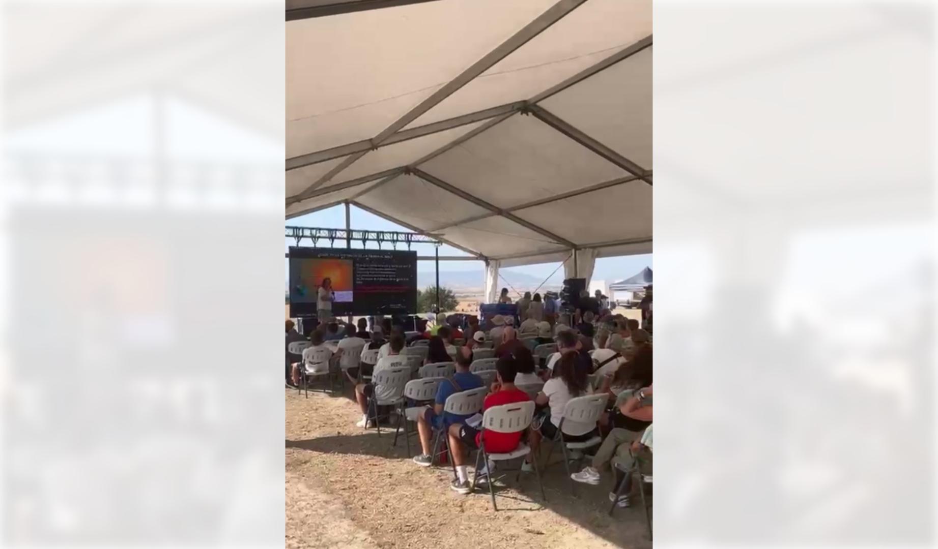 Se ha habilitado una carpa para la visualización inclusiva del eclipse