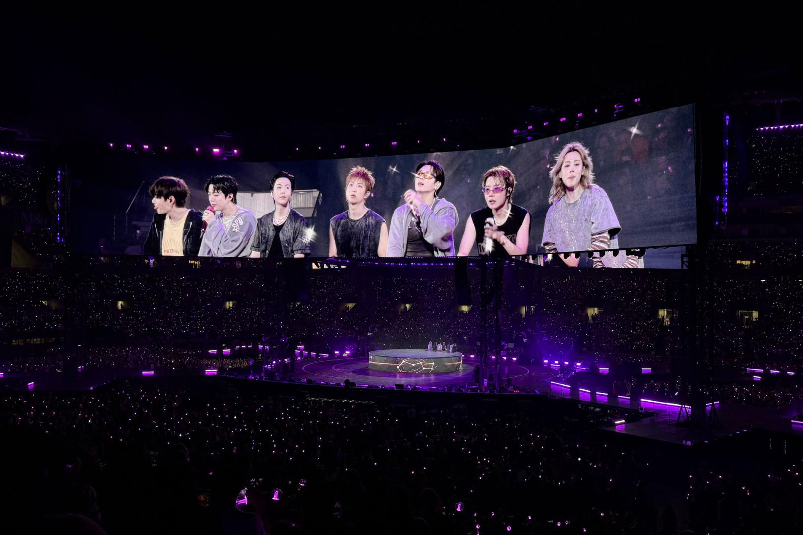 Integrantes de la banda surcoreana BTS